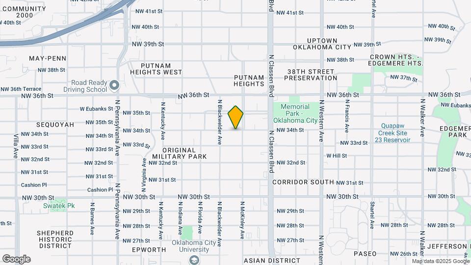 1512 NW 34th St Map and Location Details