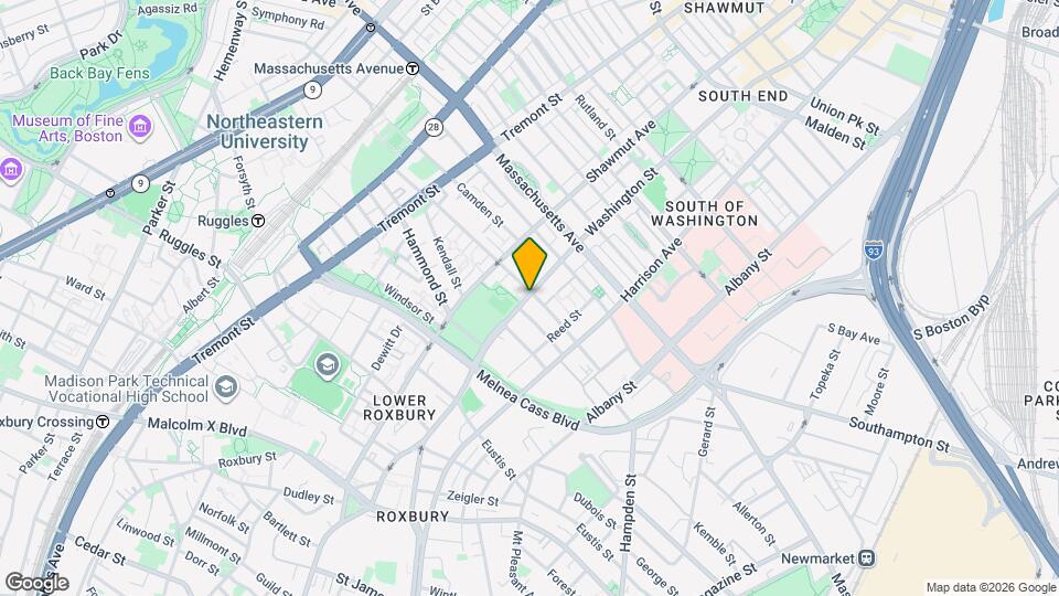 1882 Washington St Map and Location Details