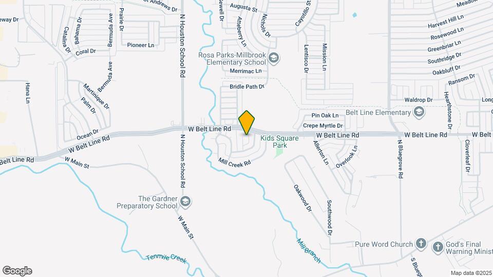 823 Fox Glen Cir Map and Location Details
