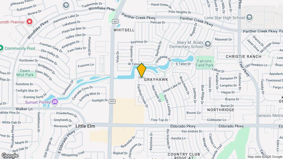1073 Red Hawk Dr Map and Location Details