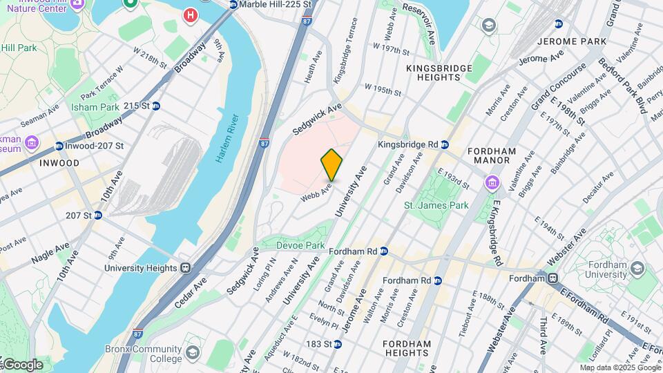 185 E 2nd St Map and Location Details