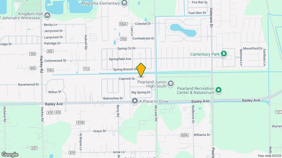 5105 Caprock Dr Map and Location Details