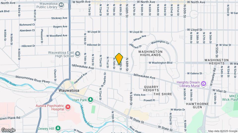 1631 N 69th St Map and Location Details