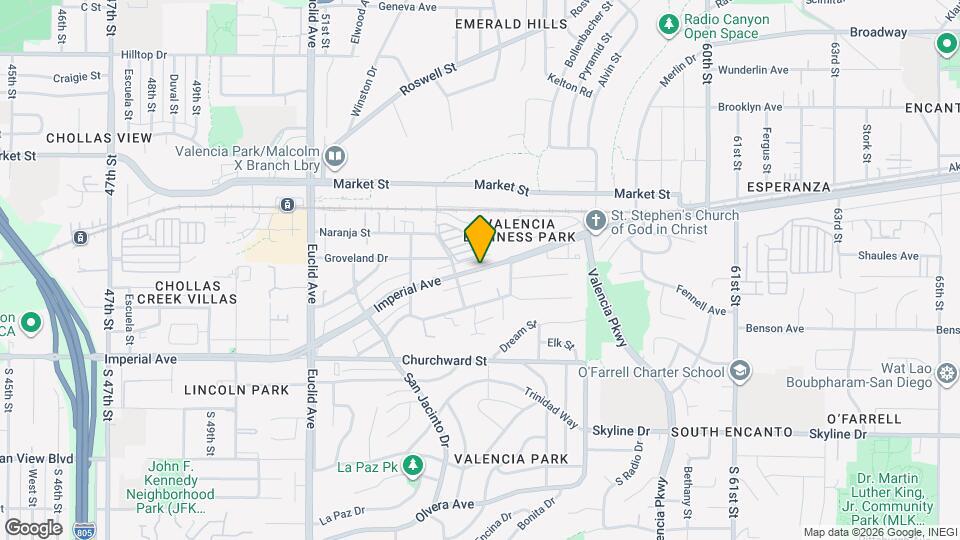 5443 Imperial Ave, Unit 5443 Mapa y Detalles de la Ubicación
