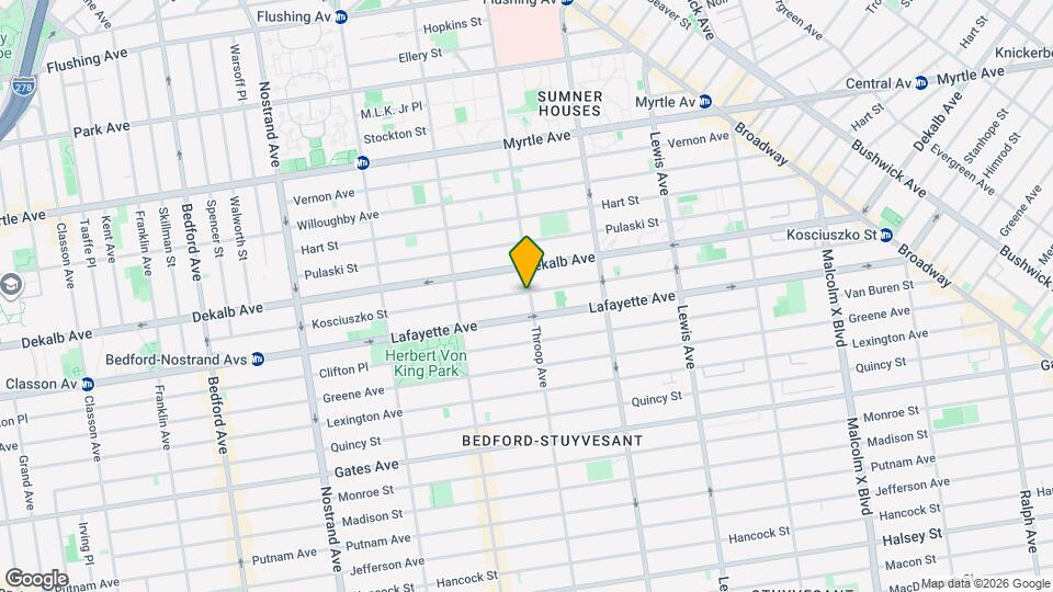 370 Throop Ave Map and Location Details