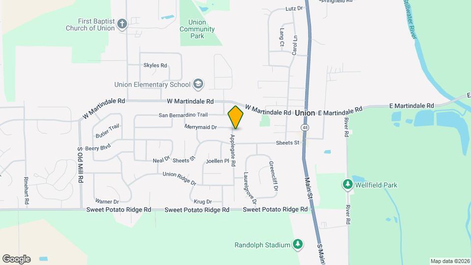 304 Applegate Rd Map and Location Details