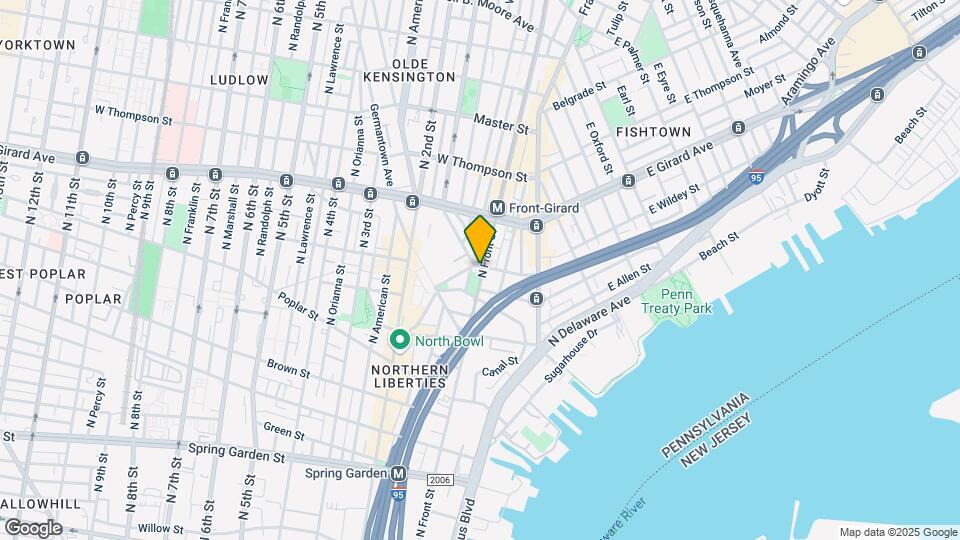 1072 N Front St Mapa y Detalles de la Ubicación
