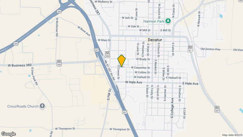 609 W Carpenter St Map and Location Details