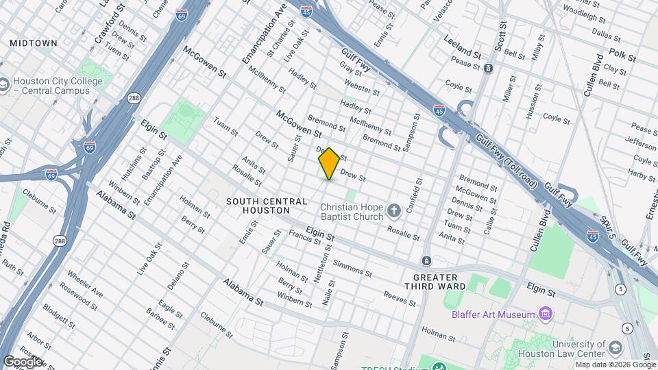 2903 Burkett St. Map and Location Details