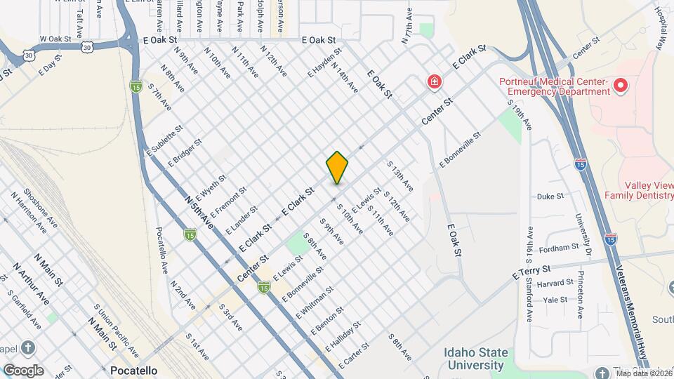 1124 E Center St Mapa y Detalles de la Ubicación