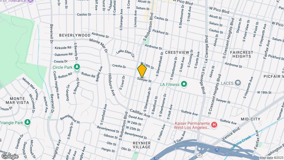 8902 Sawyer St Map and Location Details