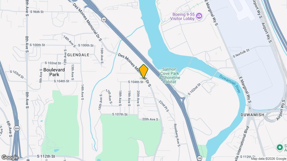 2018 S 104th St Map and Location Details