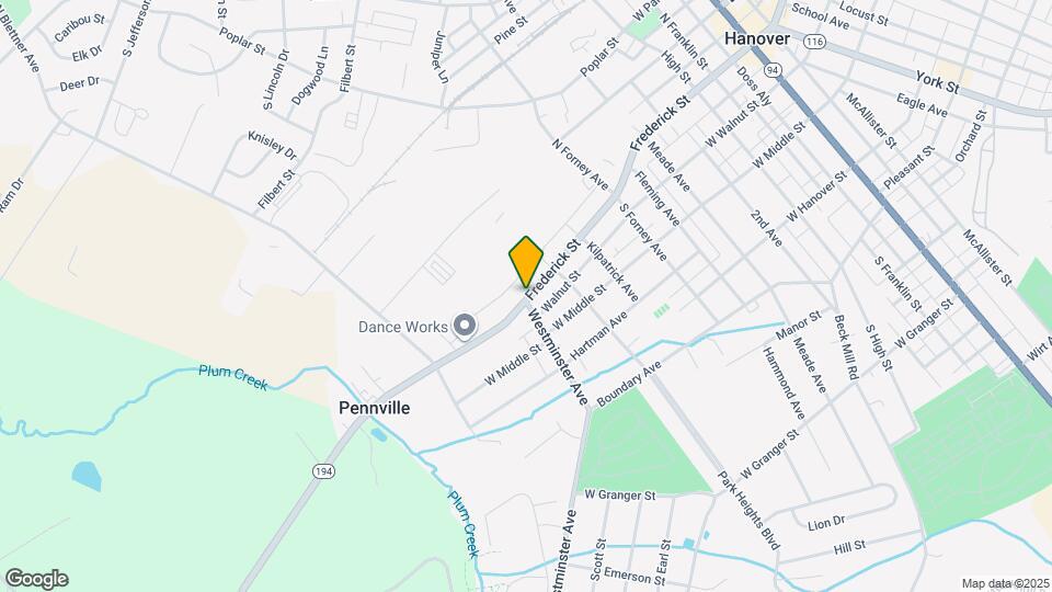 523 Frederick St Map and Location Details