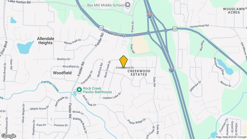 3275 Creekwood Dr Map and Location Details