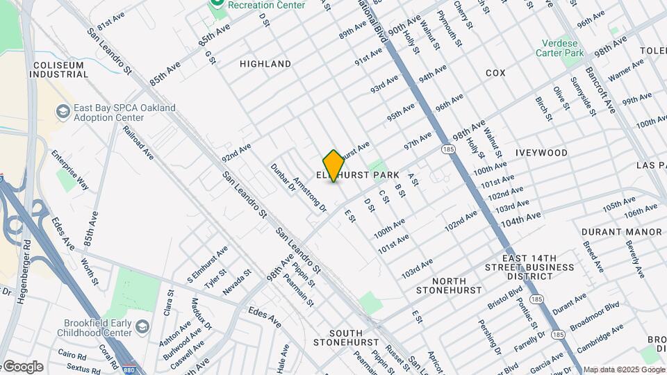 9647-9649 E St Mapa y Detalles de la Ubicación