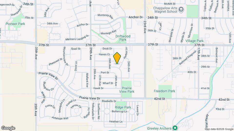 2507 Park View Dr Mapa y Detalles de la Ubicación