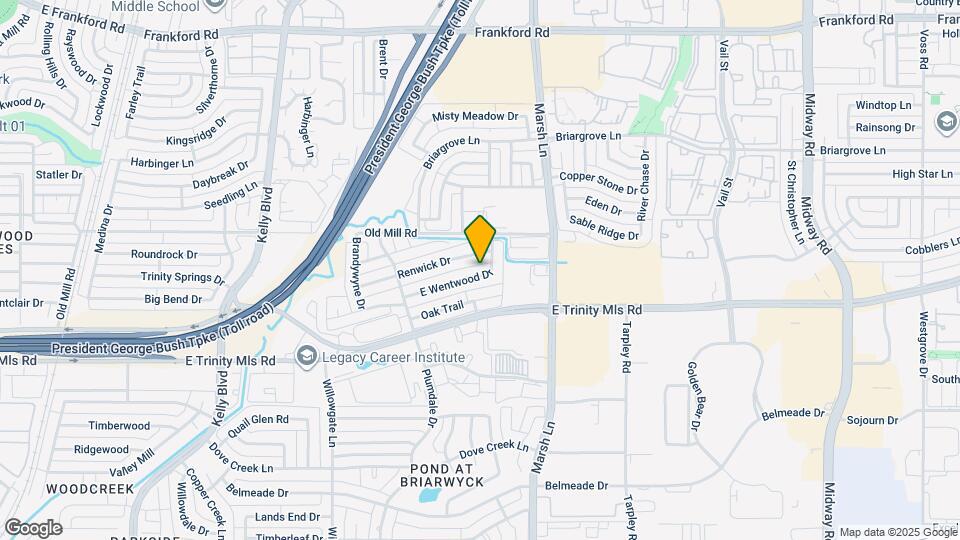 2733 E Wentwood Dr Map and Location Details