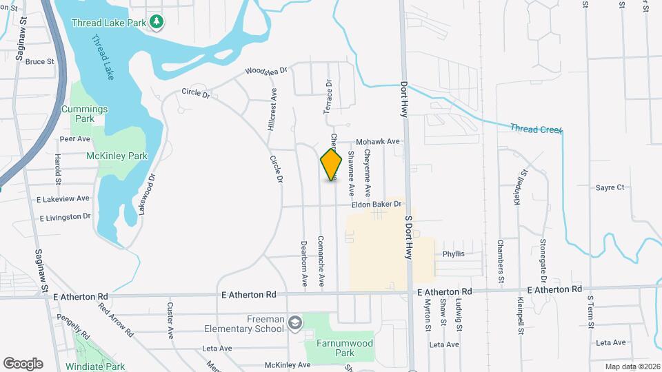 3114 Cherokee Ave Map and Location Details