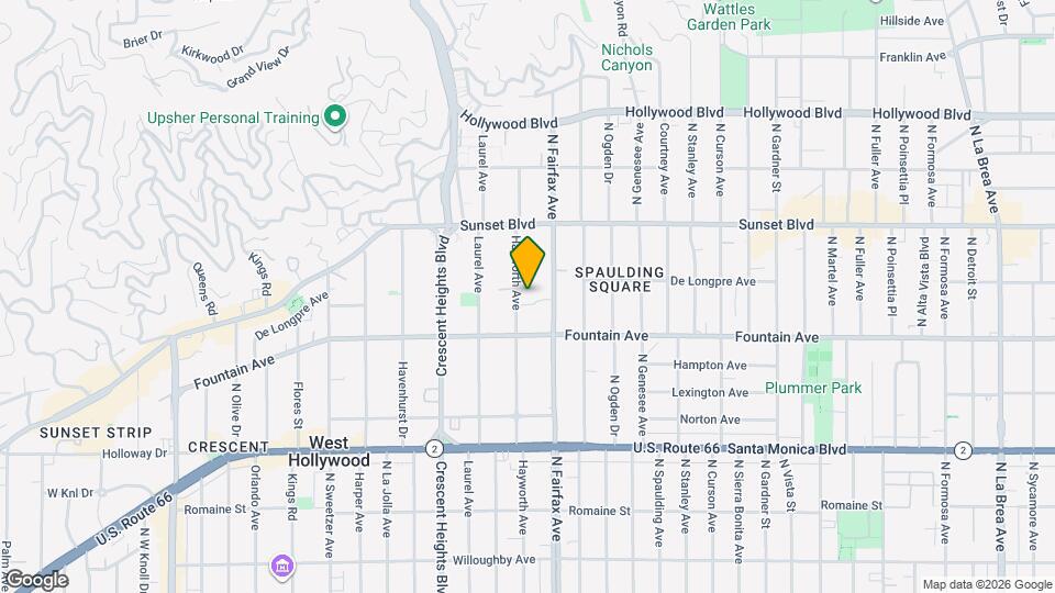 1350 Hayworth Ave, Unit 7 Map and Location Details