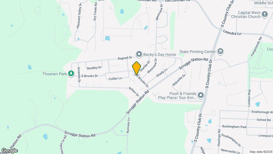 5205 S Brooks Dr Map and Location Details