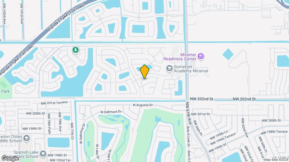 12870 SW 53rd St Map and Location Details