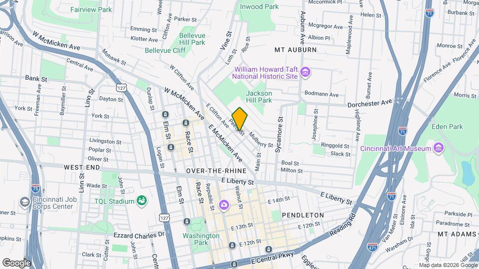 142 E Clifton Ave Mapa y Detalles de la Ubicación