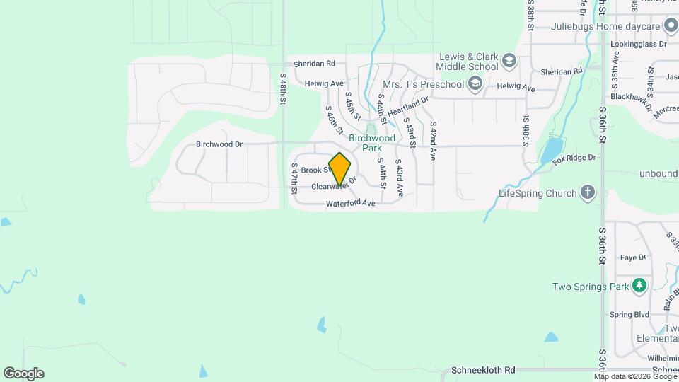 4507 Clearwater Dr Map and Location Details