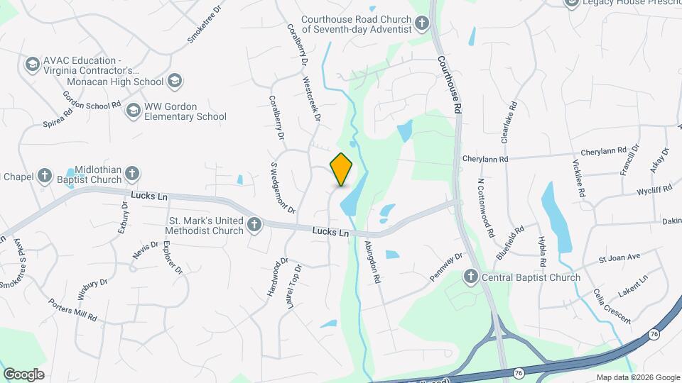 1037 Mansfield Crossing Rd Map and Location Details