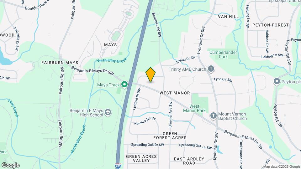 3367 Benjamin E Mays Dr SW Map and Location Details