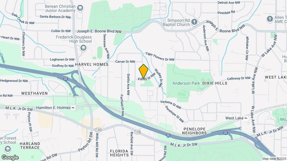 2210 Pansy St NW Map and Location Details