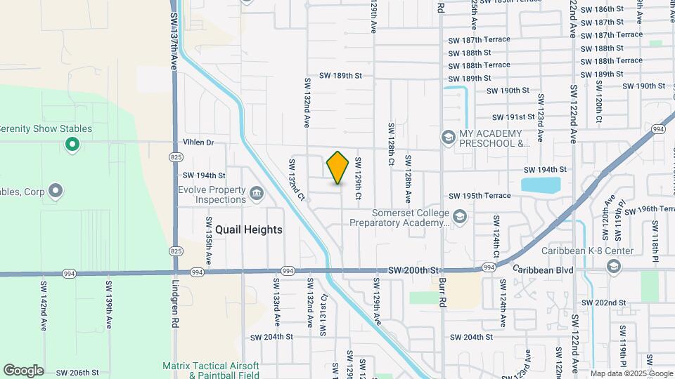 13003 SW 195th St Map and Location Details
