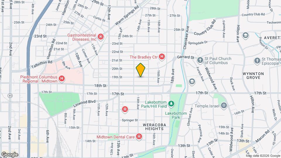 1420 19th St, Unit Apartment A Map and Location Details