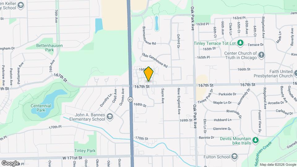 7106 167th St Map and Location Details