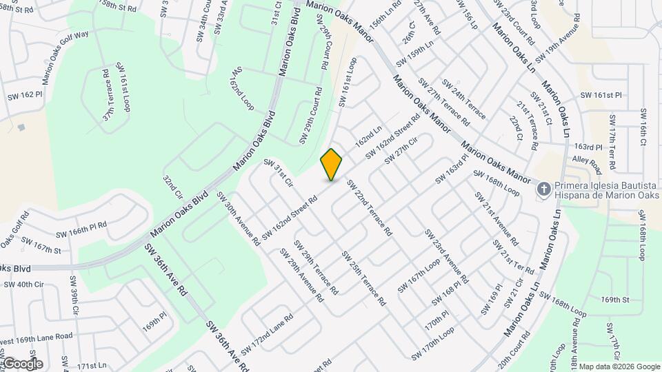 2942 SW 162nd Street Rd Map and Location Details