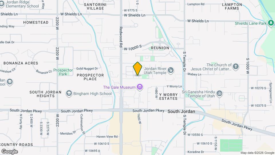 1599 Cornerstone Way Map and Location Details