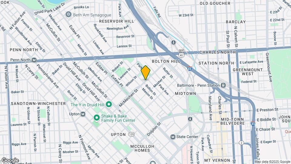 1533 Bolton St Map and Location Details