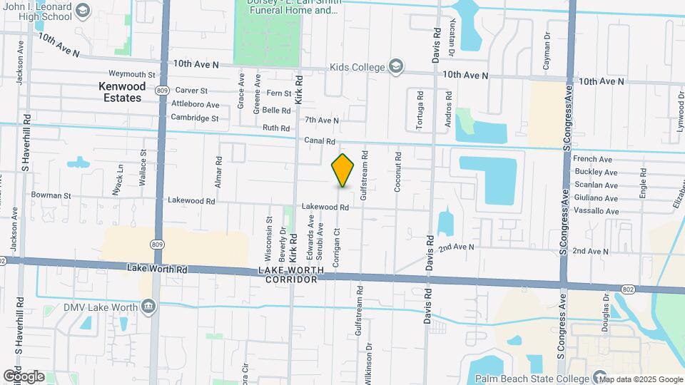 3692 Corrigan Ct Map and Location Details