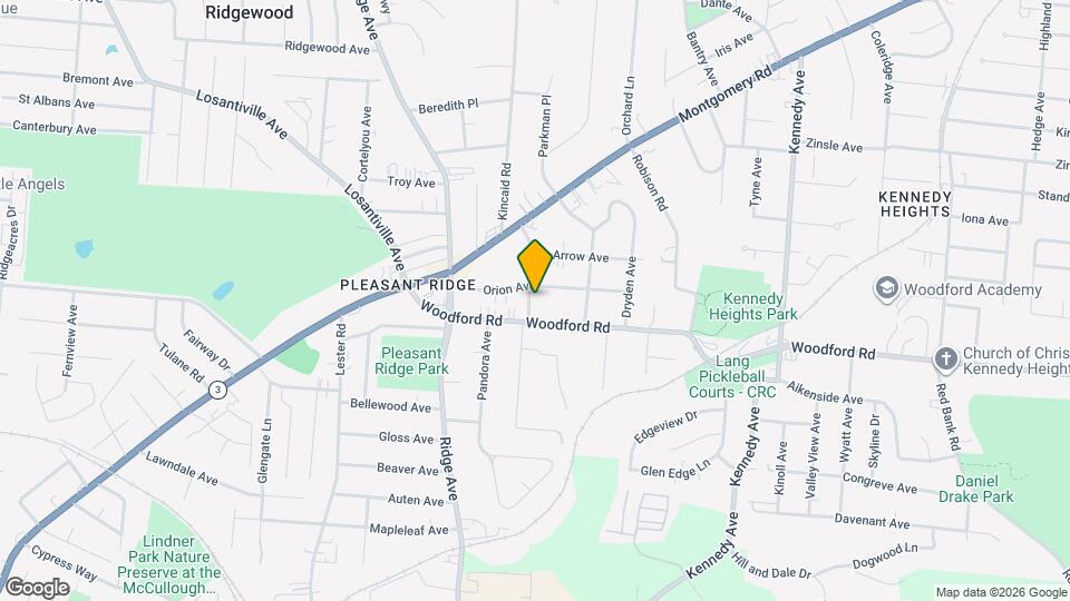 6018 Woodmont Ave, Unit #3 Mapa y Detalles de la Ubicación