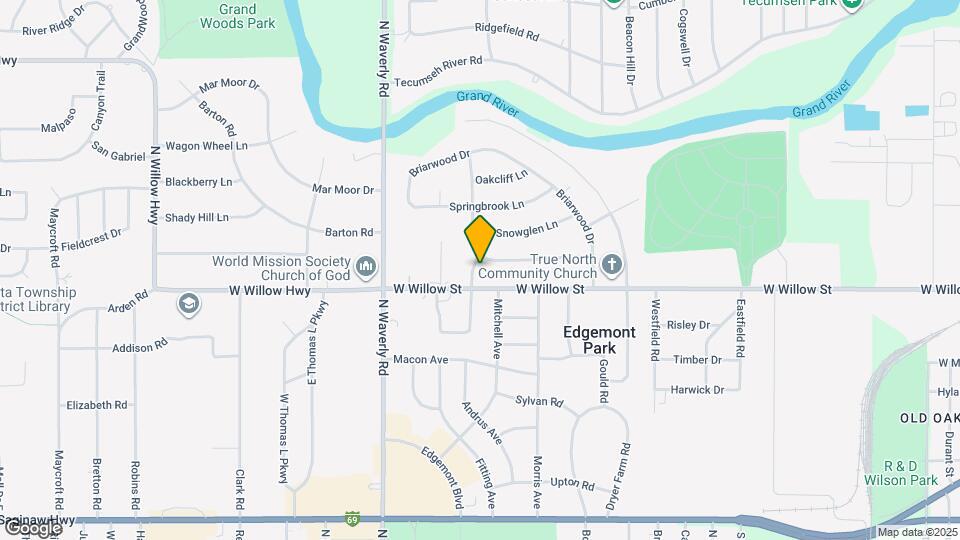 1316 Ravenswood Dr Map and Location Details