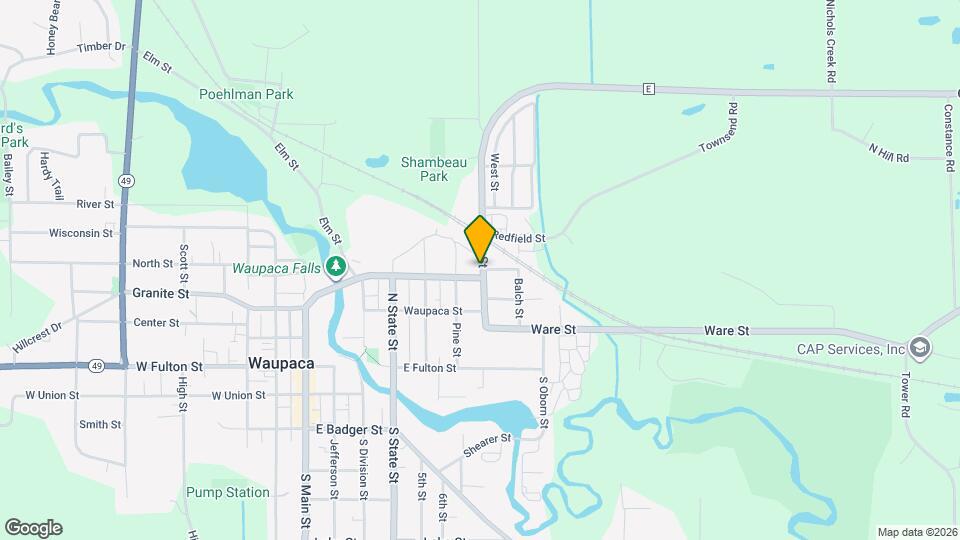 615 Mill St Map and Location Details