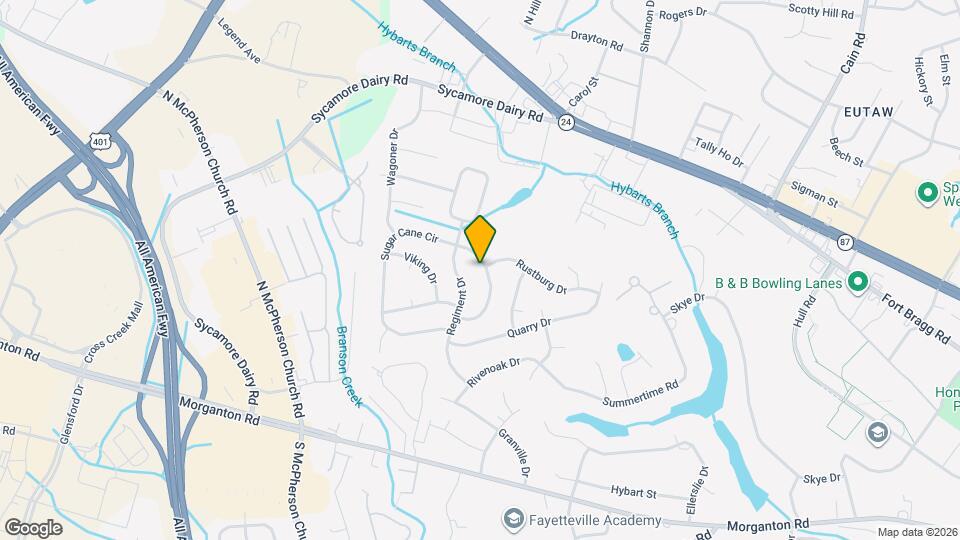 3618 Sugar Cane Cir Map and Location Details