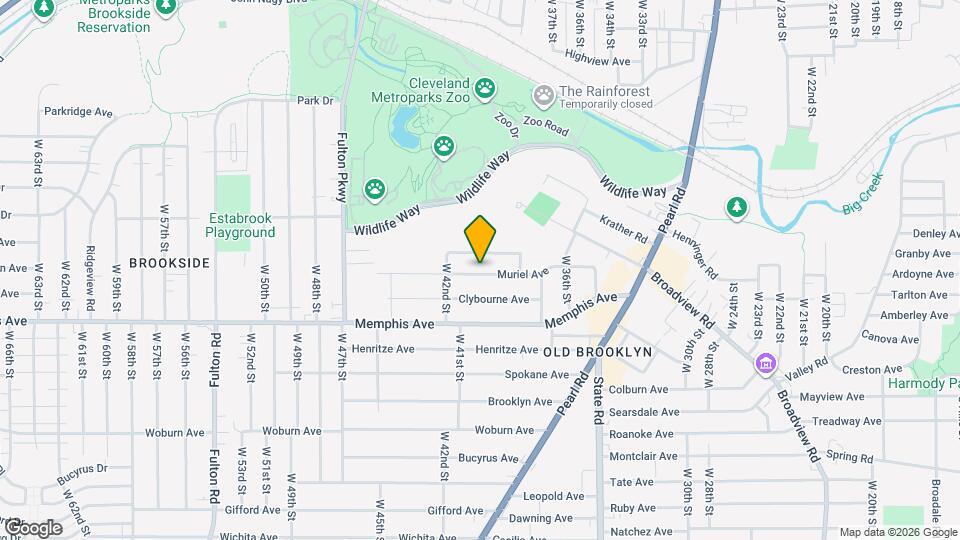 4016 Muriel Ave Map and Location Details