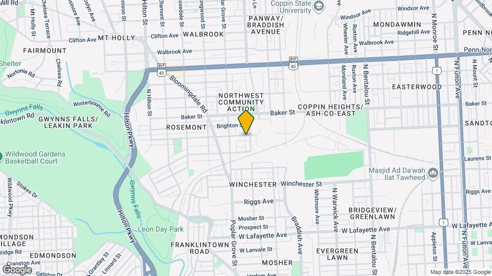 2807 Presstman St Map and Location Details