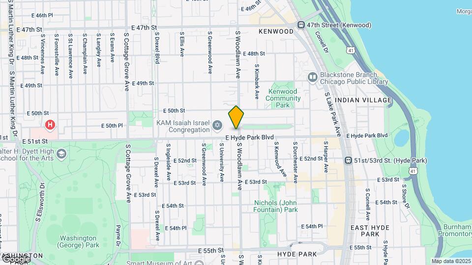 5048-5056 S Woodlawn Ave Map and Location Details