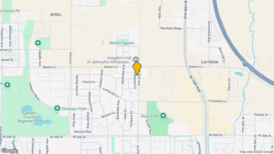 1906 Leeward Ct Mapa y Detalles de la Ubicación