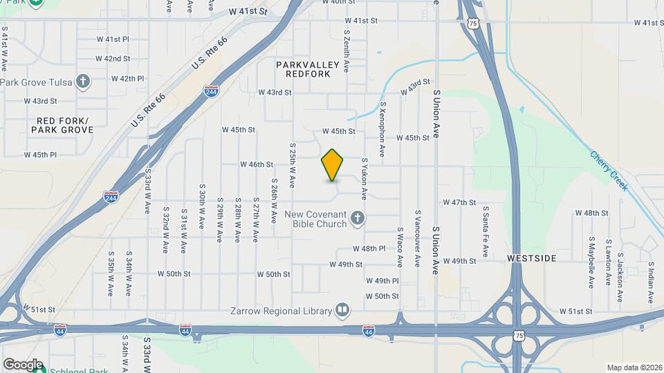 4616 S 23rd W Ave Map and Location Details