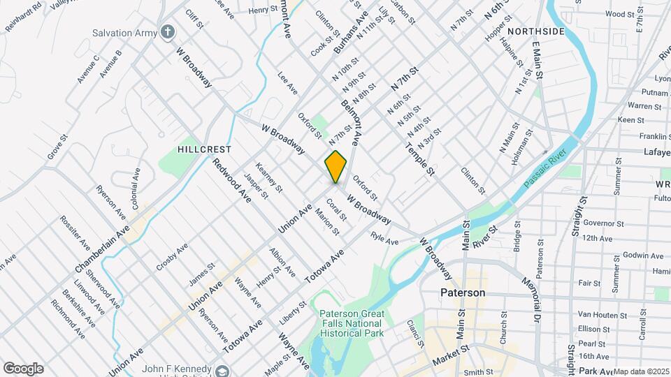 225 West Broadway Mapa y Detalles de la Ubicación