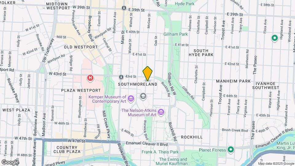 4317 McGee St Map and Location Details