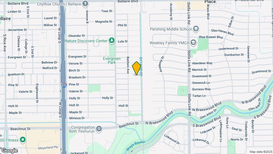 4306 Effie St Map and Location Details