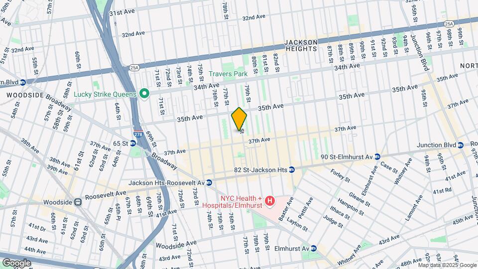 35-50 78th St Mapa y Detalles de la Ubicación